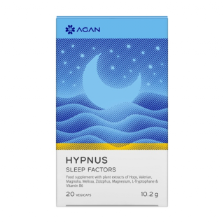 Agan Hypnus Sleep Factors 20 Vegicaps Συμπλήρωμα Διατροφής για Βελτίωση της Ποιότητας του Ύπνου