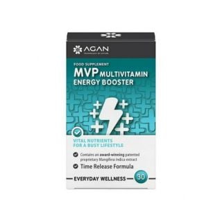 Agan MVP Multivitamin Energy Booster Βιταμίνες Μέταλλα & Ιχνοστοιχεία για Ενέργεια και Μείωση της Κούρασης 30ταμπλέτες