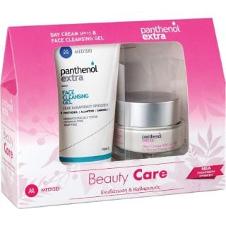 Panthenol Extra Promo Pack Beauty Care Κρέμα Ημέρας SPF15 50ml & Ζελέ Καθαρισμού Προσώπου 150ml