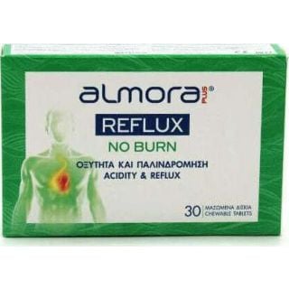 Elpen Almora Plus Reflux No Burn για την Οξύτητα & Παλινδρόμηση 30ταμπλέτες