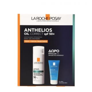 La Roche Posay Promo Anthelios Αντηλιακό Προσώπου Κατά Των Ατελειών SPF50+ 50ml & Δώρο Effaclar Αφρώδες Gel Καθαρισμού 50ml