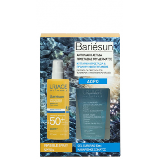 Uriage Promo Bariesun SPF50+ Αντηλιακό Spray Προσώπου & Σώματος 200ml & Δώρο Gel Καθαρισμού Προσώπου - Σώματος 50ml