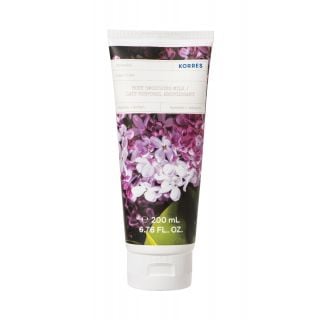 Korres Body Smoothing Milk Lilac 200ml Ενυδατικό Γαλάκτωμα Σώματος Πασχαλιά 