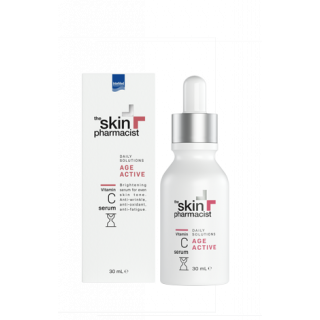 Intermed The Skin Pharmacist Αge Active Vitamin C Serum 30ml Ορός Λάμψης για Ομοιόμορφο Τόνο