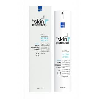 Intermed The Skin Pharmacist Hydra Boost Pore Minimizing Cream 40ml Ελαφριά Eνυδατική Κρέμα για Κανονικό & Λιπαρό Δέρμα