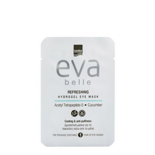 Ιntermed Eva Belle Refreshing Hydrogel Eye Mask 3gr Μάσκα Ματιών Υδρογέλης για Σακούλες κάτω από τα Μάτια