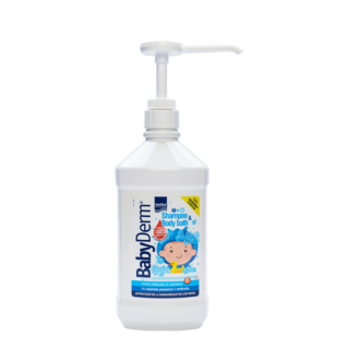 Intermed Babyderm Απαλό Βρεφικό Σαμπουάν Αφρόλουτρο 1500ml