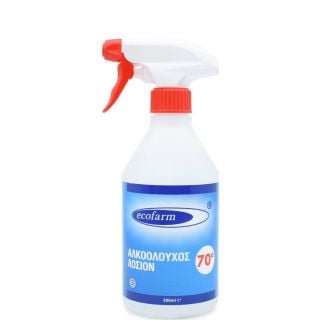 Ecofarm Αλκοολούχος Λοσιόν 70˚ Spray 500ml