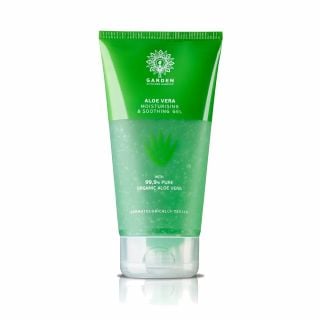 Garden Aloe Vera Moisturizing & Soothing Gel 150ml Με Αλόη βιολογικής καλλιέργειας, εκχύλισμα Πράσινου τσαγιού & Πανθενόλη