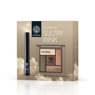 Garden Promo Sultry Wink Duo Eye Kit Υγρό Eyeliner Black 4ml & Παλέτα Σκιών Satin And Creamy 03 6gr
