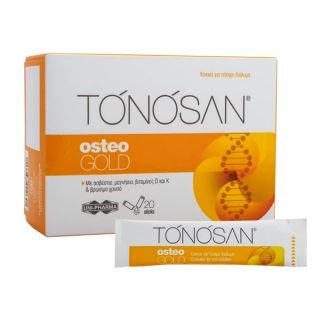 Uni-Pharma TONOSAN Sports booster 20 Sticks Με κρεατίνη, L-καρνιτίνη, μαγνήσιο ινοσιτόλη & BCAA 