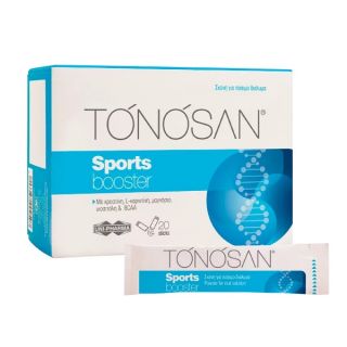 Uni-Pharma TONOSAN Sports booster 20 Sticks Με κρεατίνη, L-καρνιτίνη, μαγνήσιο ινοσιτόλη & BCAA 