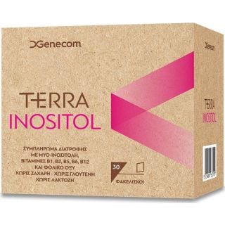 Genecom Terra Inositol 30x6gr Ρυθμίζει την Λειτουργία των Ωοθηκών