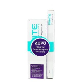 iWhite Promo Supreme Οδοντόκρεμα για Λεύκανση 75ml & Δώρο Διάφανη Οδοντόβουρτσα Λεύκανσης 1τμχ