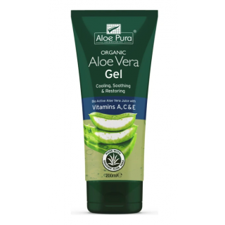 Optima Organic Aloe Vera Gel with Vitamin A,C & E 200ml Ζελ Αλόη Βέρα με Βιταμίνες