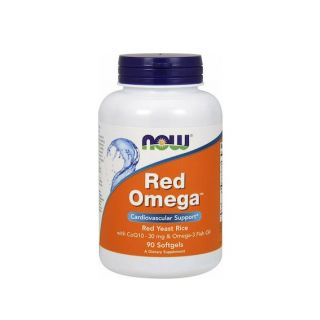 Now Foods Red Omega 3 Co-Q10 Ιχθυέλαιο 90 μαλακές κάψουλες