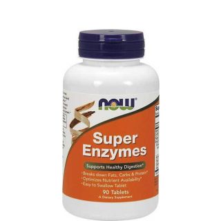 Now Foods Super Enzymes 90ταμπλέτες Πεπτικά Ένζυμα