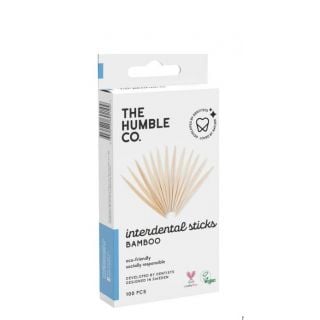 The Humble Co. Bamboo Toothpicks 100τμχ Οδοντογλυφίδες Μπαμπού