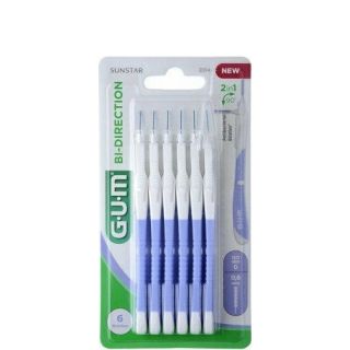 Gum Bi-Direction 0.6mm Μεσοδόντια Βουρτσάκια 6τεμάχια