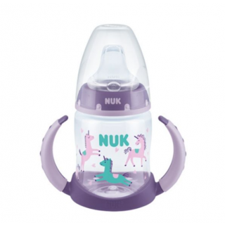 Nuk First Choice 10.743.793 Λιλά 150ml Μπιμπερό Εκπαίδευσης Με Μαλακό Ρύγχος 