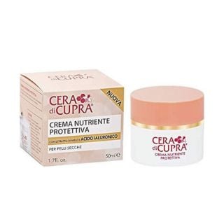 Cera Di Cupra Crema Nutriente Protettiva Αντιγηραντική Κρέμα Προσώπου με Υαλουρονικό Οξύ & Εκχύλισμα Μελιού για Ξηρό Δέρμα 50ml