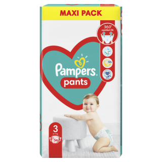 Pampers Pants Midi No3 (6 - 11kg) 56 Τεμάχια