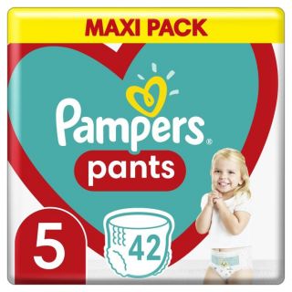 Pampers Pants Maxi Pack No 5 (12-17kg) Βρεφικές Πάνες Βρακάκι 42τμχ