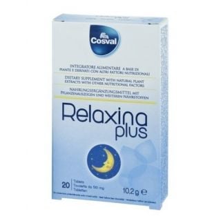 Cosval Relaxing plus 20 Tabs Συμπλήρωμα Διατροφής με Μελατονίνη για την Βελτίωση του Ύπνου