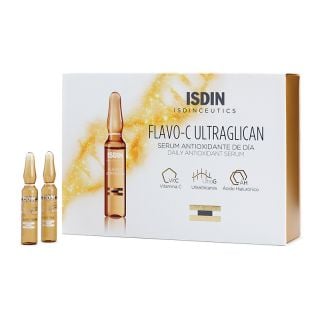 Isdin Isdinceutics Flavo-C Ultraglican 10αμπούλες Αντιοξειδωτικός Ορός Προσώπου
