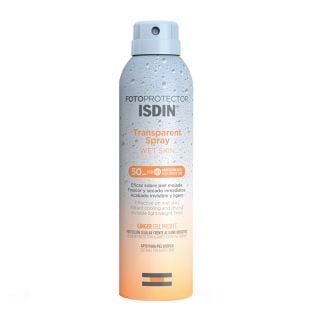 Isdin Fotoprotector Transparent Spray Wet Skin Αντηλιακό Σώματος SPF50