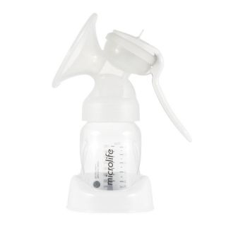 Microlife BC 100 SOFT Χειροκίνητο Θήλαστρο Με Μπιμπερό 1 Τεμάχιο
