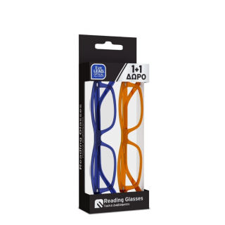 EyeLead Promo +2.00 Γυαλιά Πρεσβυωπίας 1+1 Δώρο Μπλε - Μελί 2τεμάχια