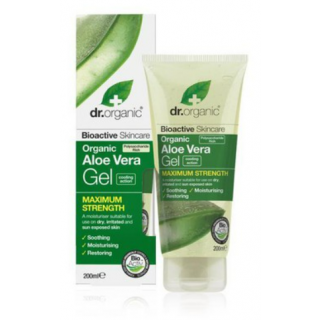 Dr. Organic Aloe Vera Gel Maximum Strength 200ml Ενυδατικό Ζελ Σώματος με Αλόη Βέρα