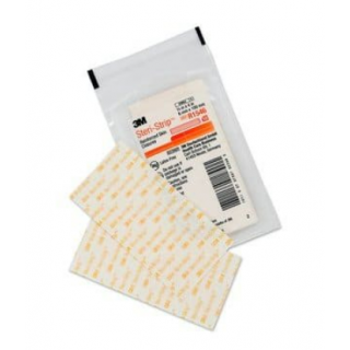 3M Steri-Strip 6mmx100mm 10 Ταινίες/Φάκελο Ενισχυμένες Αυτοκόλλητες Ταινίες Σύγκλεισης Δέρματος R1546