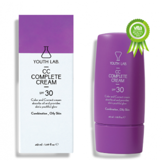Youth Lab CC Complete Cream SPF30 50ml Καλυπτική Κρέμα Αναδόμησης Με Χρώμα - Μεικτό-Λιπαρό Δέρμα