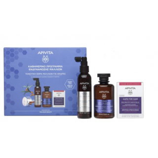 Apivita Rescue Kit Τριχόπτωσης για Άνδρες με Τονωτικό Σαμπουάν 250ml & Λοσιόν κατά της Τριχόπτωσης 150ml & Συμπλήρωμα Διατροφής για υγιή Μαλλιά και Νύχια 30κάψουλες