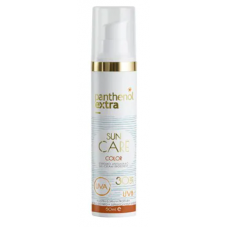 Panthenol Extra Sun Care Color Diaphanous Face Gel-Cream SPF30 50ml Αντιηλιακή Ζελ Προσώπου