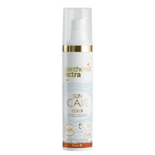 Panthenol Extra Sun Care Color SPF50 50ml Αντιηλιακή Προσώπου με Χρώμα