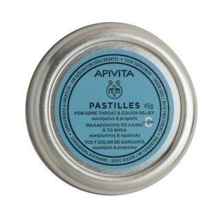 Apivita Pastilles Eucalyptus & Propolis 45gr Παστίλιες με Ευκάλυπτο & Πρόπολη