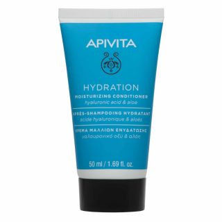 Apivita Mini Moisturizing Conditioner With Hyaluronic Acid & Aloe 50ml