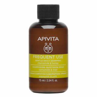 Apivita Mini Shampoo for Frequent Use with Chamomile & Honey 75ml