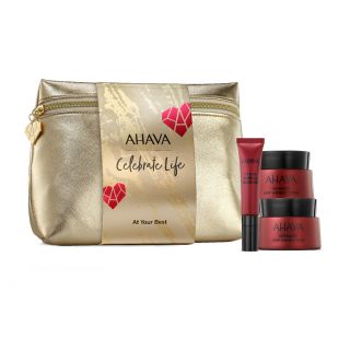 Ahava Promo At Your Best  Apple of Sodom Αντιρυτιδική Κρέμα 50ml & Αντιγηραντική Μάσκα Νύχτας 50ml & Αντιρυτιδική Θεραπεία για τη Γραμμή των Χειλιών 15ml