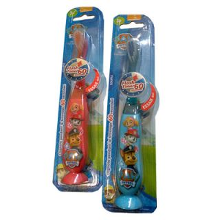 Flashing Timer Soft Toothbrush Paw