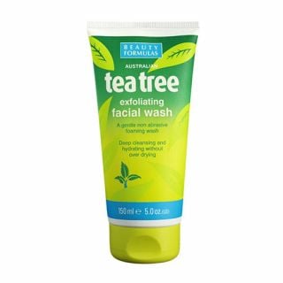 Beauty Formulas Tea Tree Exfoliating Facial Wash 150ml