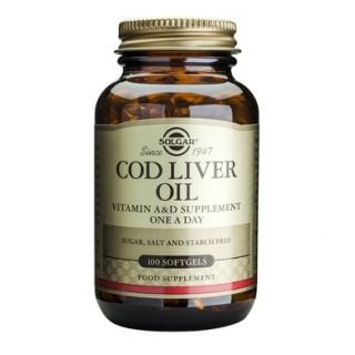 Solgar Norwegian Cod Liver Oil 100 Softgels