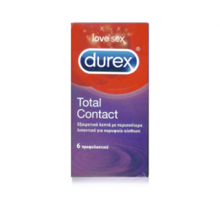 Durex Total Contact 6 εξαιρετικά λεπτά προφυλακτικά