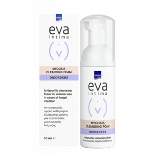InterMed Eva Mycosis Intimate Foaming Wash 50ml Αφρός Καθαρισμού για Μυκητιασικές Λοιμώξεις