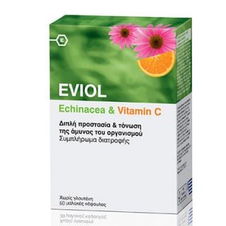 Eviol Echinacea & Vitamin C 60 Caps