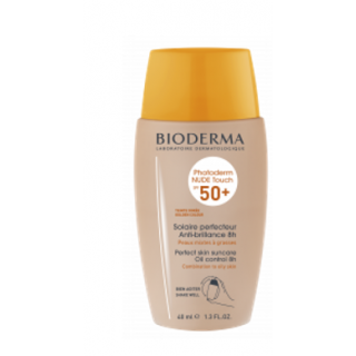 Bioderma Photoderm Nude Touch SPF 50+ Golden Tint 40ml Αντιηλιακό Προσώπου με Χρώμα