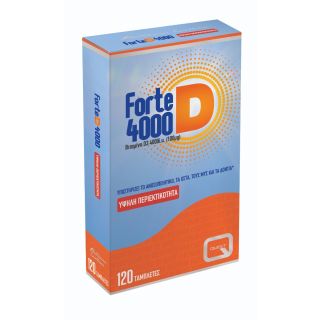 Quest Forte D3 4000iu 100mg Συμπλήρωμα Διατροφής Βιταμίνης D3 για το Ανοσοποιητικό 120ταμπλέτες